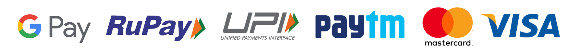 Accepted payment methods