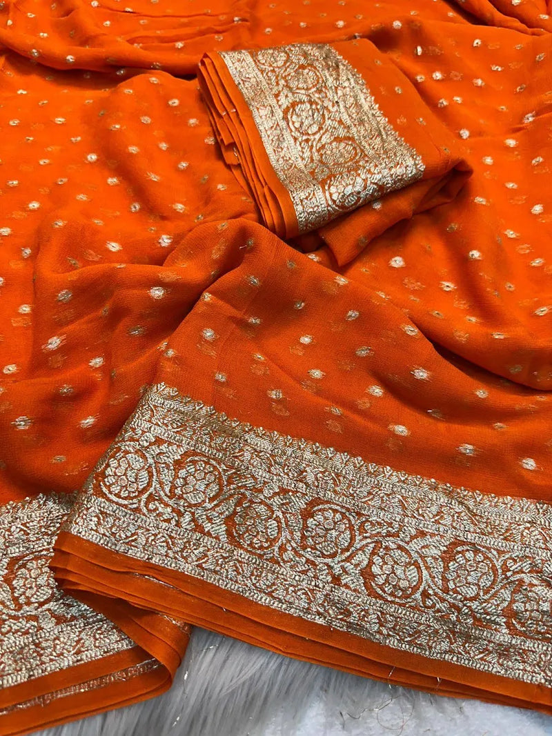 Viscose Georgette Saree